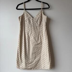 Vintage Gap Floral Print Cotton Spaghetti Strap Mini Sundress